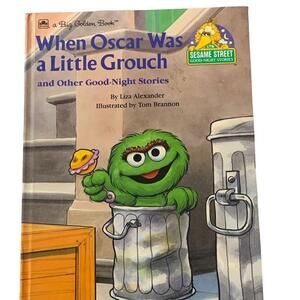 When Oscar Was a Little Grouch Sesame Street Hardcover Book Ages 4-8